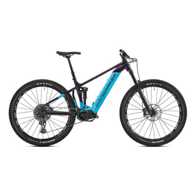 Mondraker Dusk R SE Electric Mountain Bike - Deep Purple/Light Blue