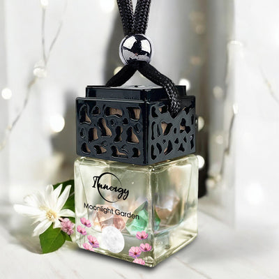 Moonlight Garden Crystal-Infused Car Aroma Diffuser, 8ml - Korvel