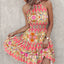 Robe Halter Chic d'Été - Design A-Line Élégant