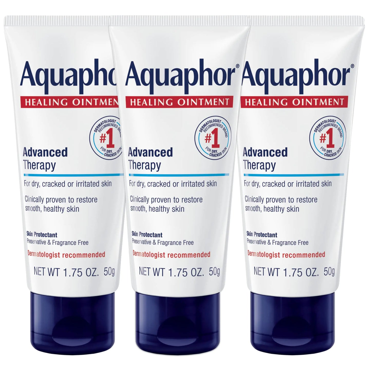 Onguent cicatrisant Aquaphor Thérapie avancée protecteur de la peau - Pack de 3