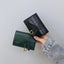 Luxury Leather Women's Clutch Wallet with Money Clip