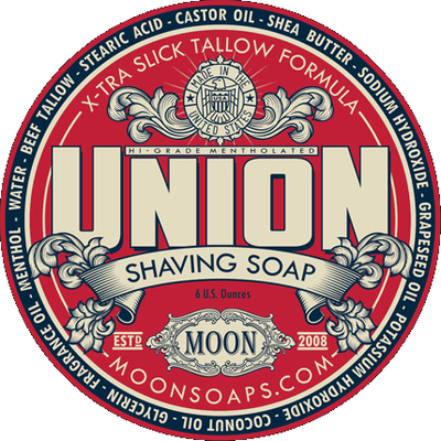 Savon à raser Union de Moon Soaps - Crème à raser premium de 6 oz