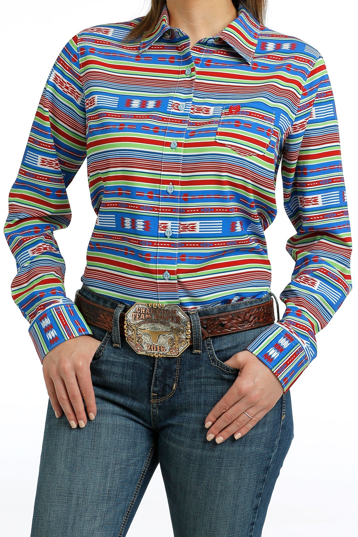 Sonic Aztec Flex Women's Shirt | Cinch Collection - Korvel