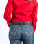 Vibrant Red Cinch Women's Long Sleeve Shirt - Korvel