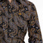 Vibrant Purple Paisley Women's Cinch Shirt - Korvel