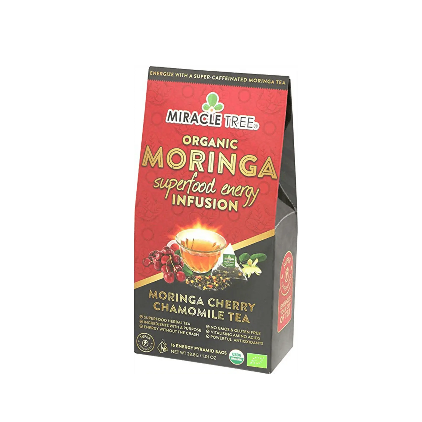 Thé Énergisant Moringa - Mélange Cerise Camomille