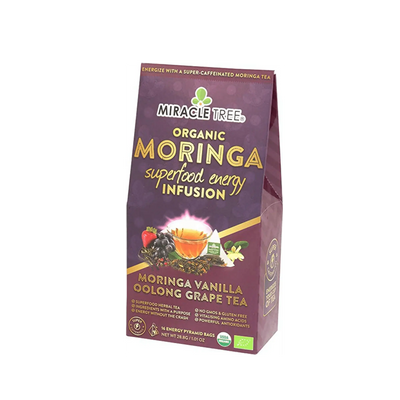 Té Energético de Moringa - Mezcla de Uva y Vainilla