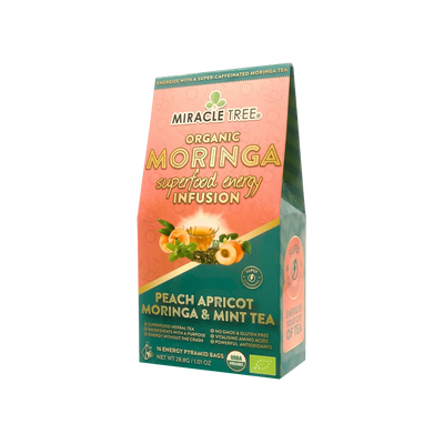 Moringa Energy Tea - Peach Mint Apricot