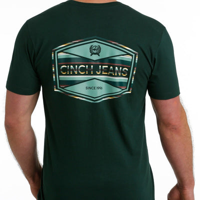 Emerald Green Cinch Logo Tee for Men - Korvel