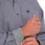 Cinch Men's Long Sleeve Purple Diamond Shirt - Korvel