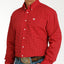 Bold Red Cinch Men's Long Sleeve Shirt - Korvel
