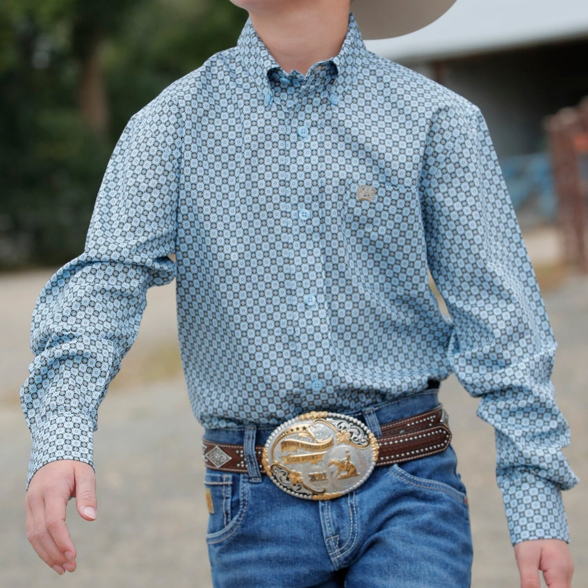 Printed Blue | Cinch Boys - Korvel