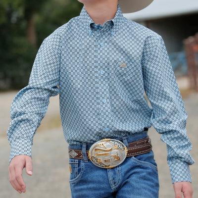 Printed Blue | Cinch Boys - Korvel