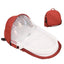 Berceau de Voyage avec Protection Solaire et Filet Anti-Moustiques