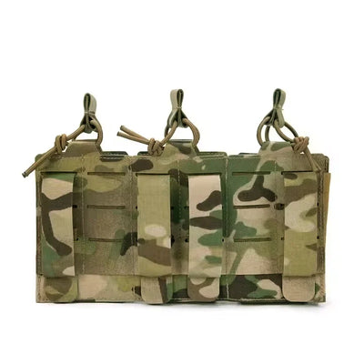 MUCTAC 1050D Nylon Laser Cut Triple Mag Pouch - Multicam