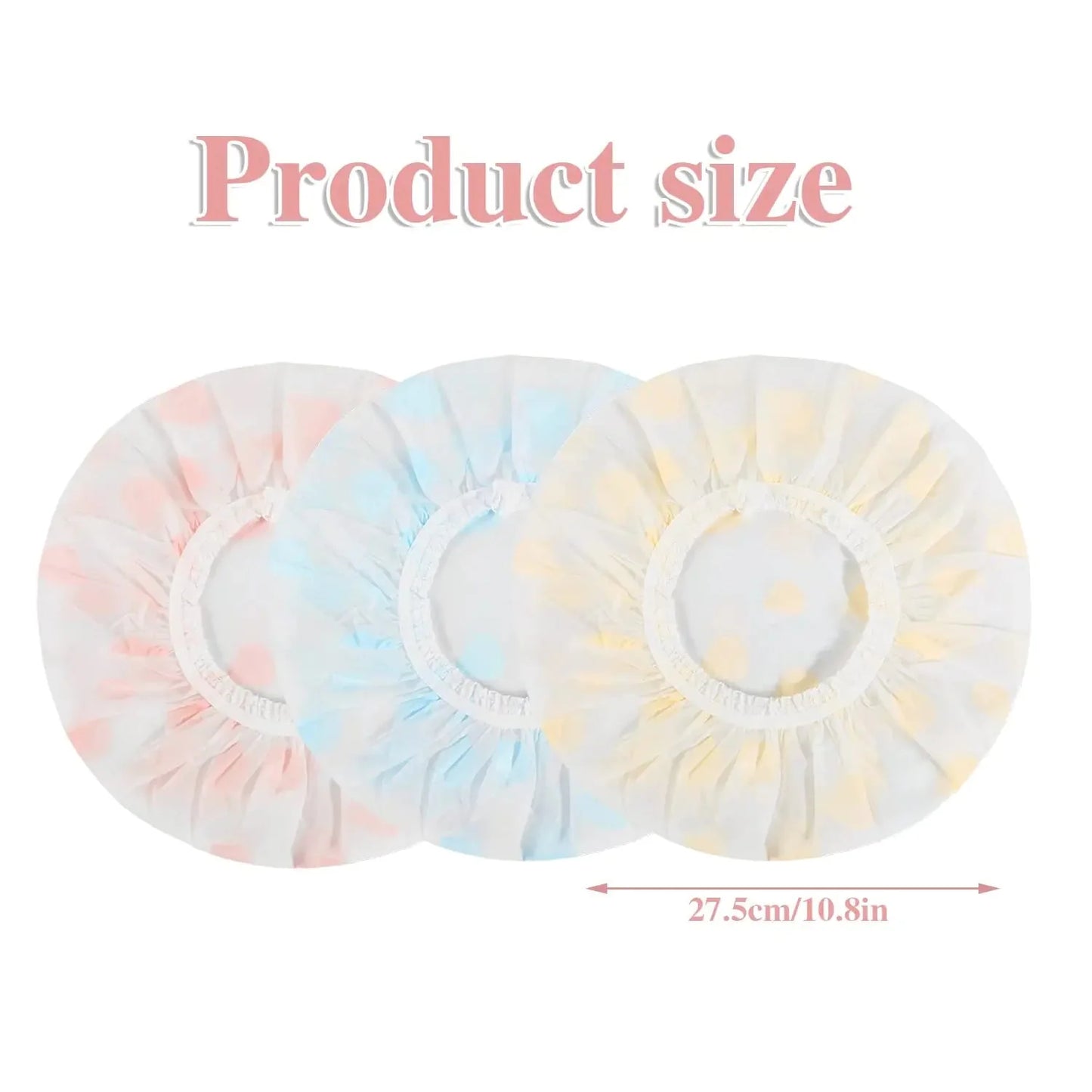 Bonnet de Douche Imperméable Premium - Pack de 3 pour Spa et Salon