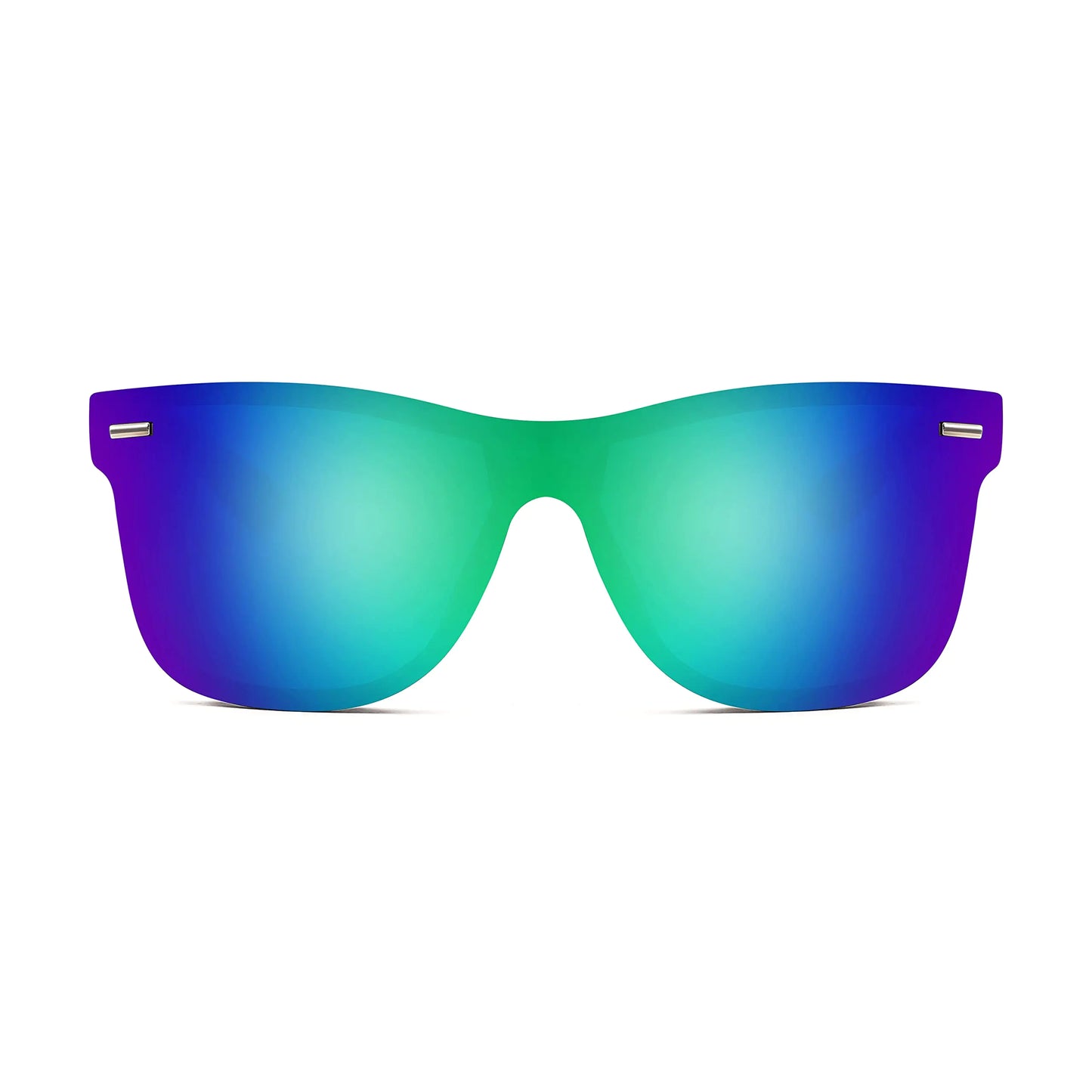 Lunettes de soleil sans monture FEISEDY avec lentille réfléchissante - B4114