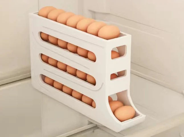 Plateau à œufs coulissant premium pour un rangement organisé