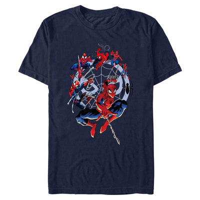 Camiseta gráfica de evolución de Spider-Man para hombres