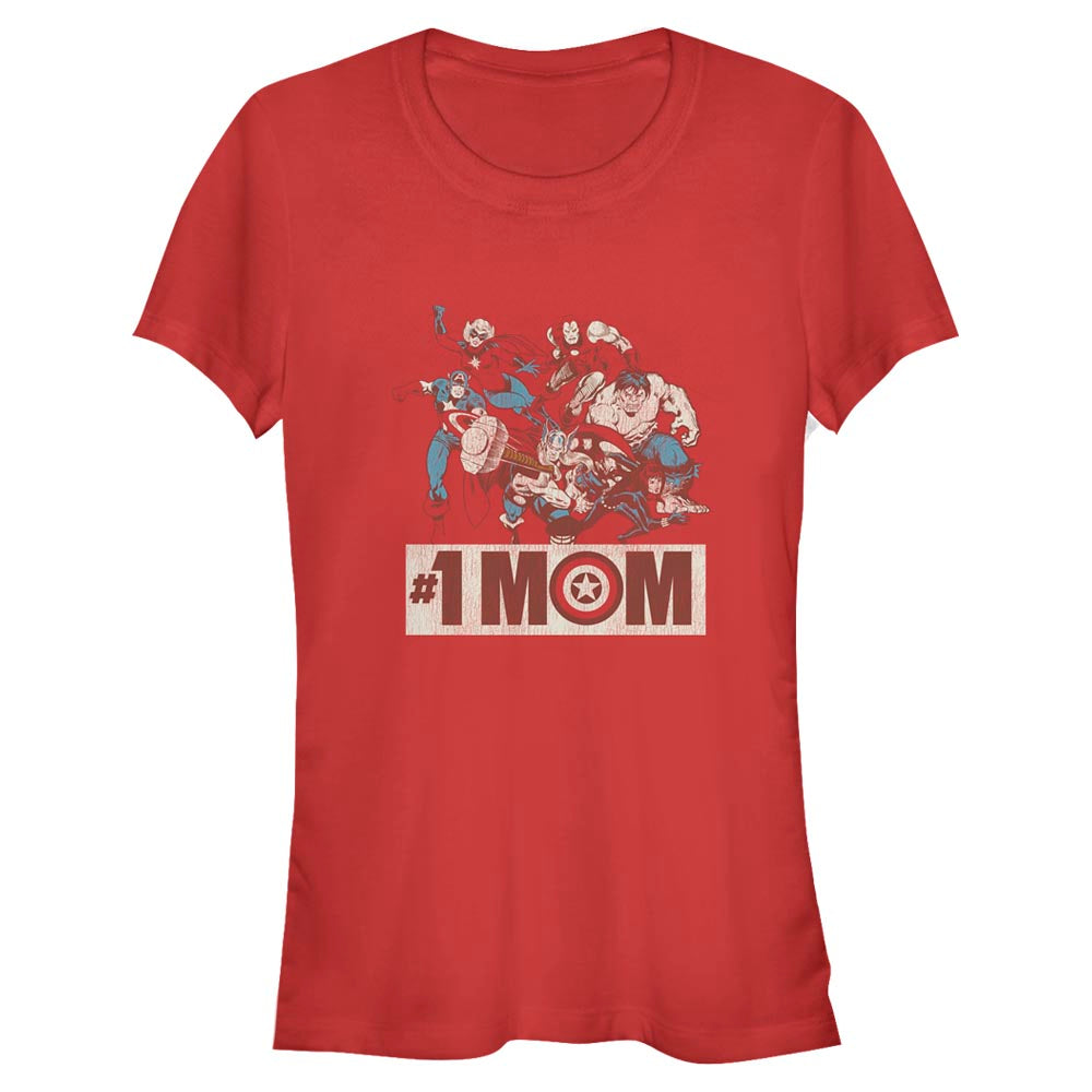 T-shirt Junior Marvel Distressed #1 Maman