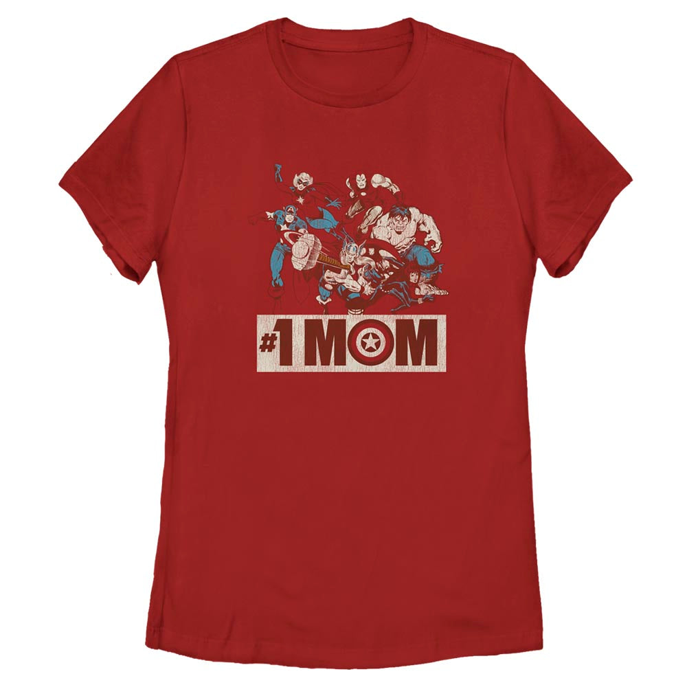 Camiseta para mujer Marvel Distressed #1 Mom