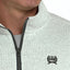 Cinch Men's Light Grey Quarter-Zip Pullover - Korvel