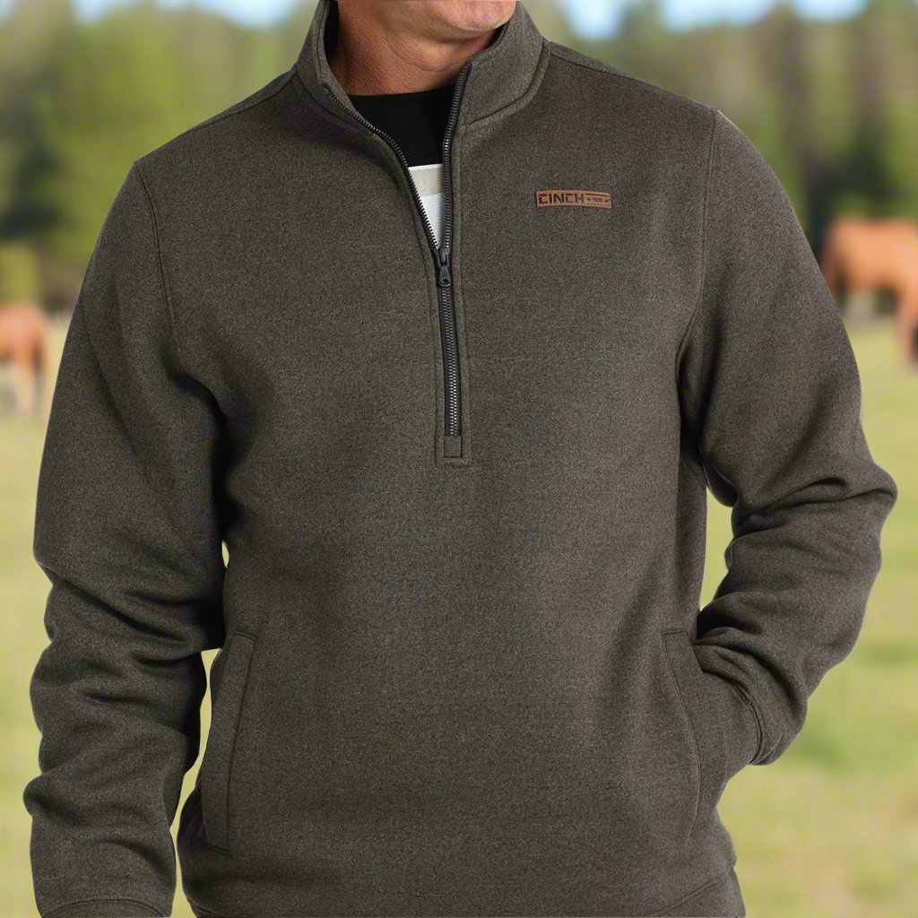 Cinch Men's 1/2 Zip Pullover - Stylish Comfort - Korvel