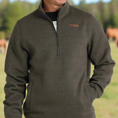 Cinch Men's 1/2 Zip Pullover - Stylish Comfort - Korvel