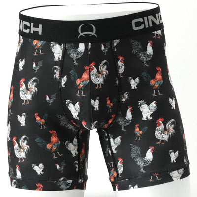 Cinch Men's Rooster Print Boxers - Comfortable & Stylish - Korvel