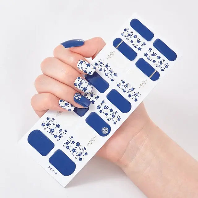Premium DIY Gel Nail Stickers for Effortless Glam