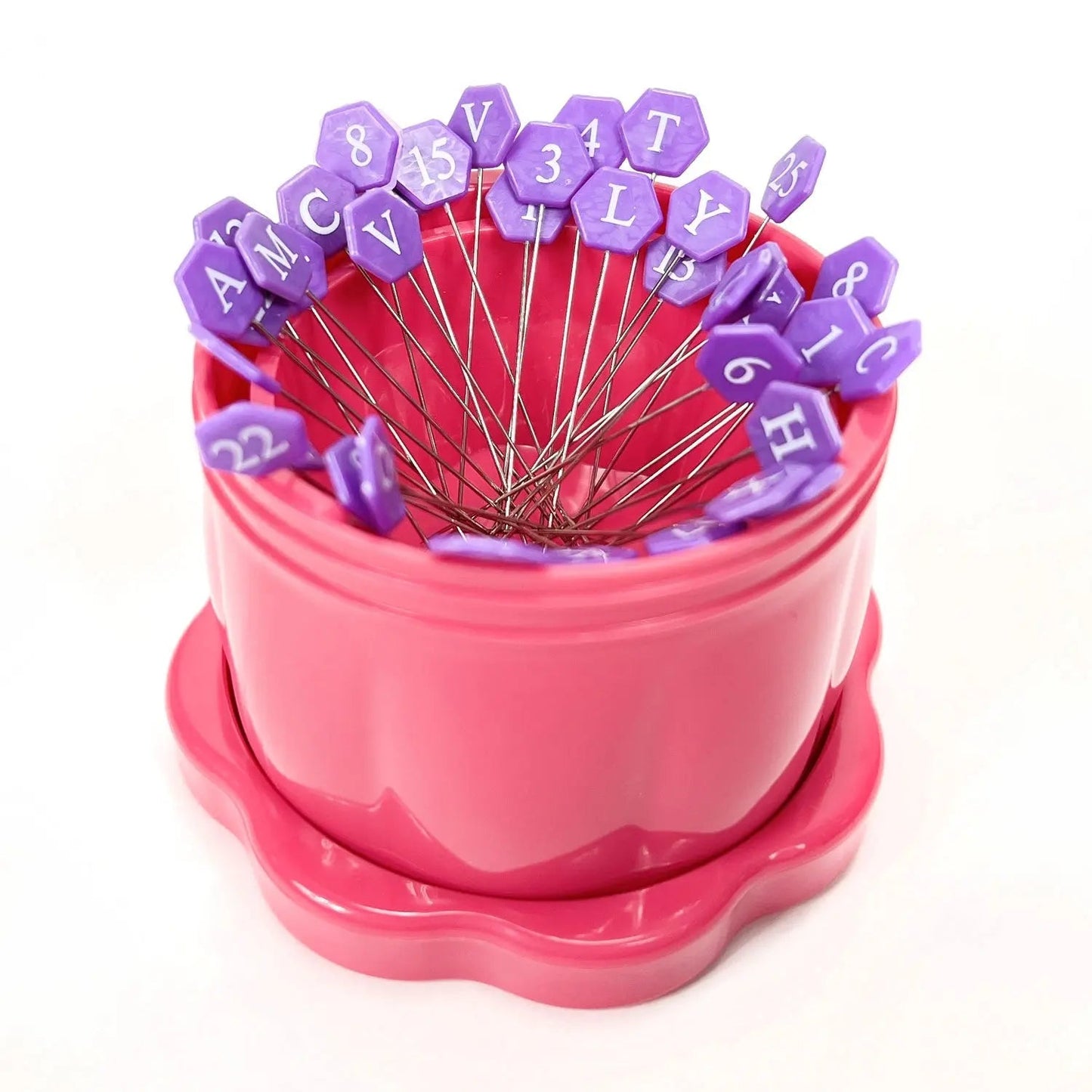 Tasse à épingles magnétique - Grande Fuchsia Fortune