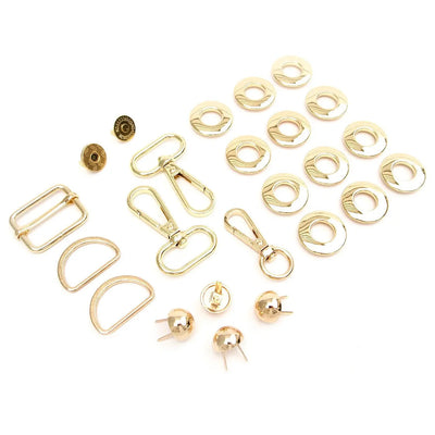 Magnolia Drawstring Bucket Bag Hardware Kit - Gold