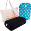 Sustainable Travel Yoga Bolster Set - Organic Cotton Bliss - Korvel