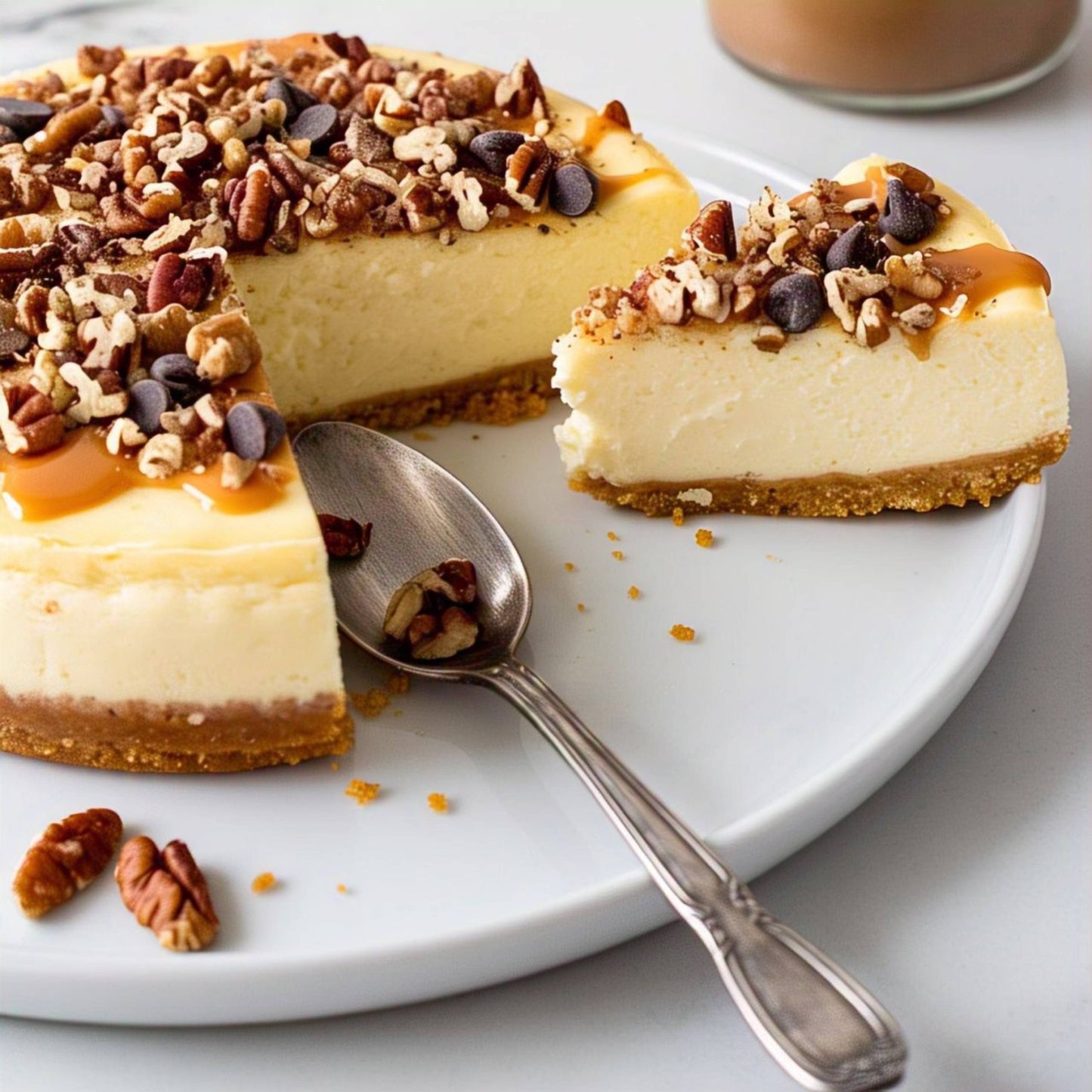 Tarta de Queso Turtle Recién Horneada Andy Anand de 9" - Postre Premium