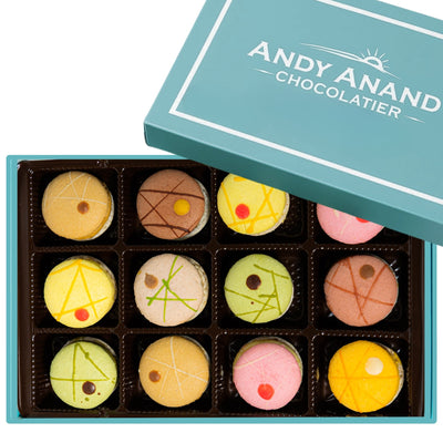 Andy Anand French Macarons Gift Box (48 Pcs) - Unique Flavors