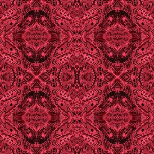 Mandalay Crimson Affinity Cotton Fabric - 44"/45" Per Yard