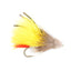 Vibrant Yellow Marabou Muddler Minnow Streamer Flies - Set of 4 Size 8 - Korvel