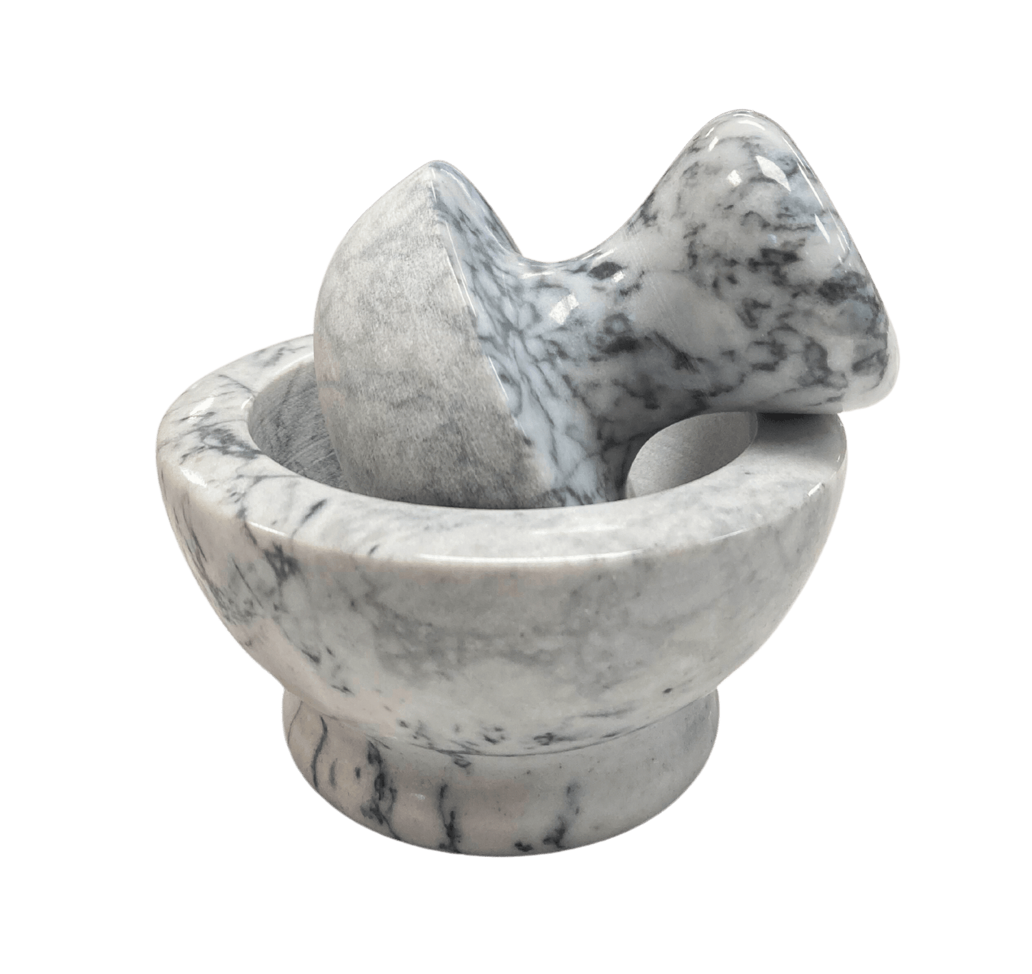 Premium White Marble Mortar & Pestle Set