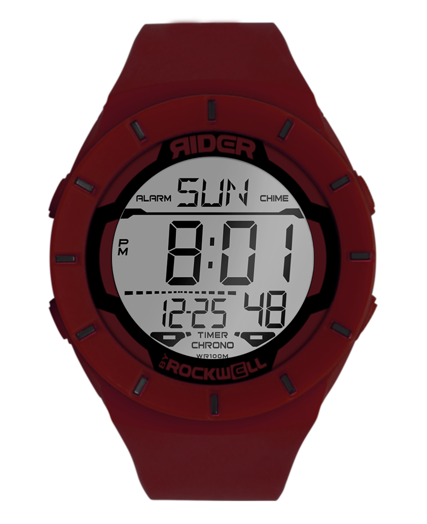 Montre Multifonction Coliseum Maroon/Noir