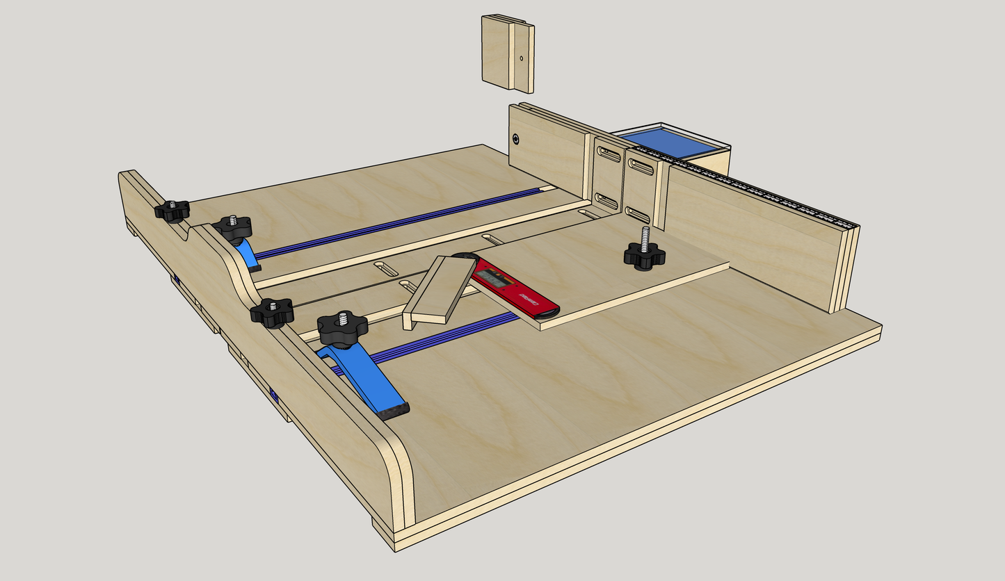 Flagship Table Saw Sled Plans - Full Size
