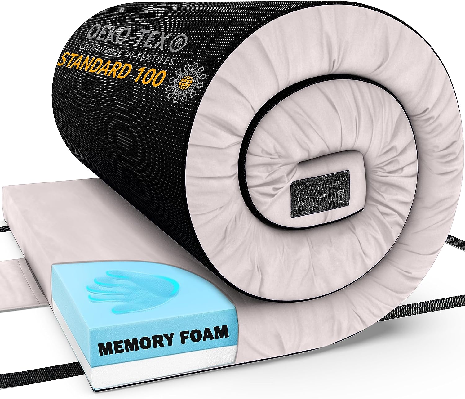 Hazli Ultra Comfort Air-Cell Memory Foam Camping Mattress - Korvel