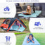 Hazli Ultra Comfort Air-Cell Memory Foam Camping Mattress - Korvel