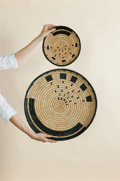 Mawa Woven Wall Disc - Handcrafted Decorative Art
