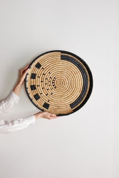 Mawa Woven Wall Disc - Handcrafted Decorative Art
