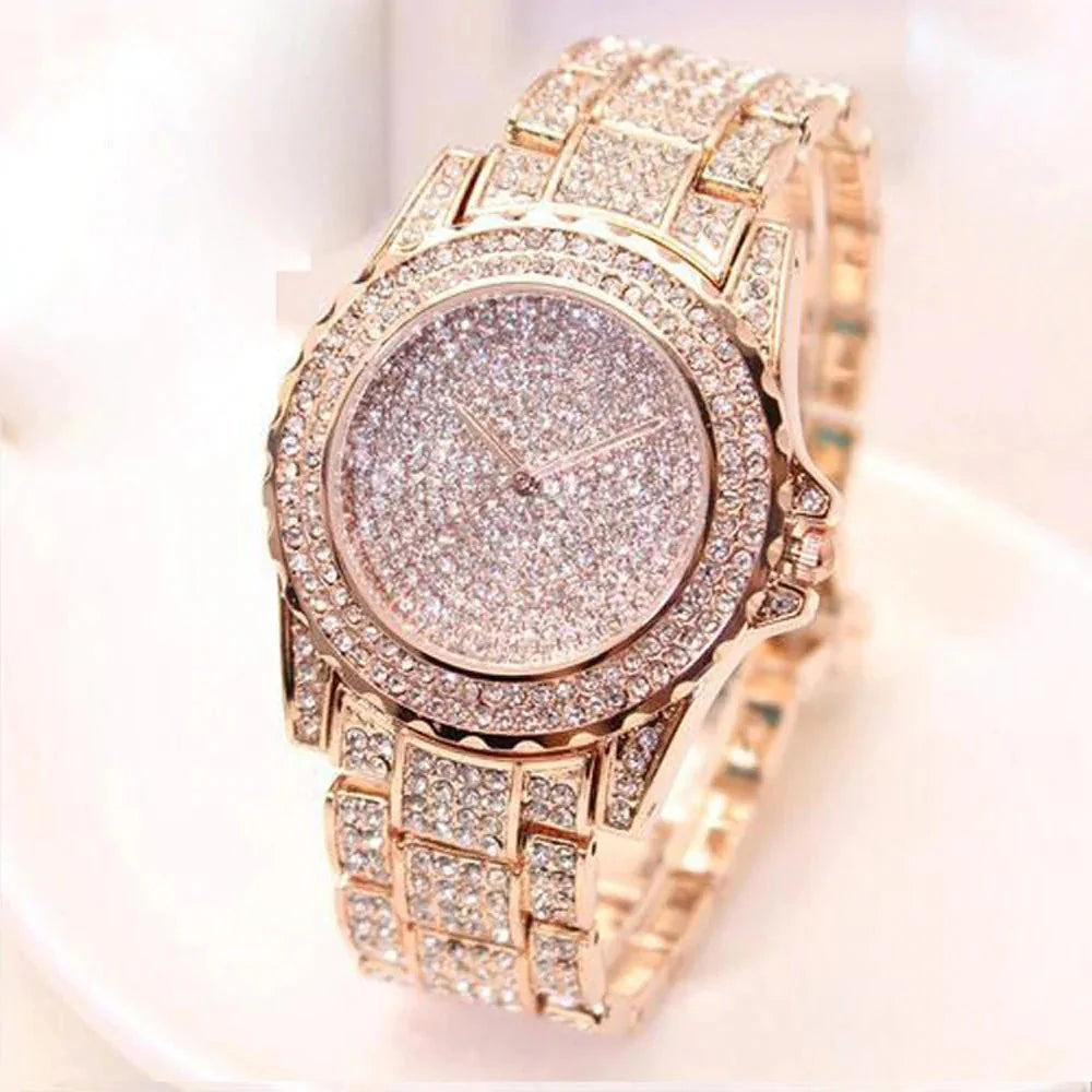 Reloj de Diamante de Lujo - Elegancia Atemporal