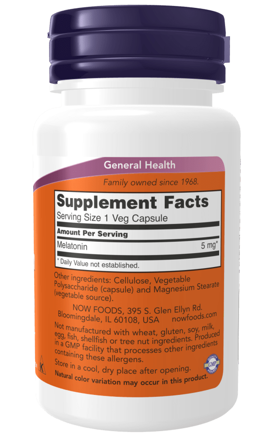 Suplemento de Melatonina Premium 5mg