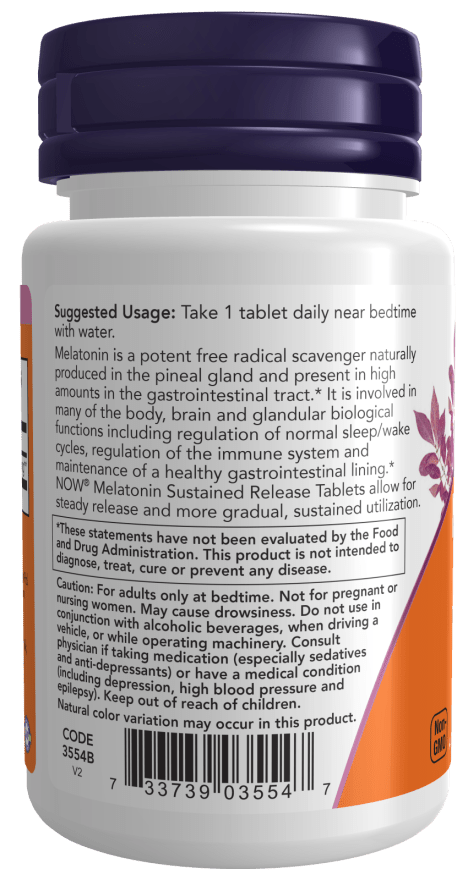 Sustained Release Melatonin 5mg for Restful Sleep - Korvel