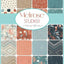 Paquete de Encanto Melrose - 42 Cuadrados de Algodón Asortidos