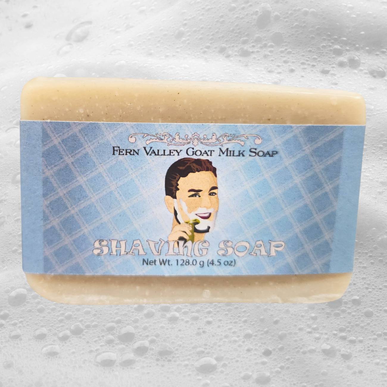 Savon à raser fait main au lait de chèvre pour hommes
