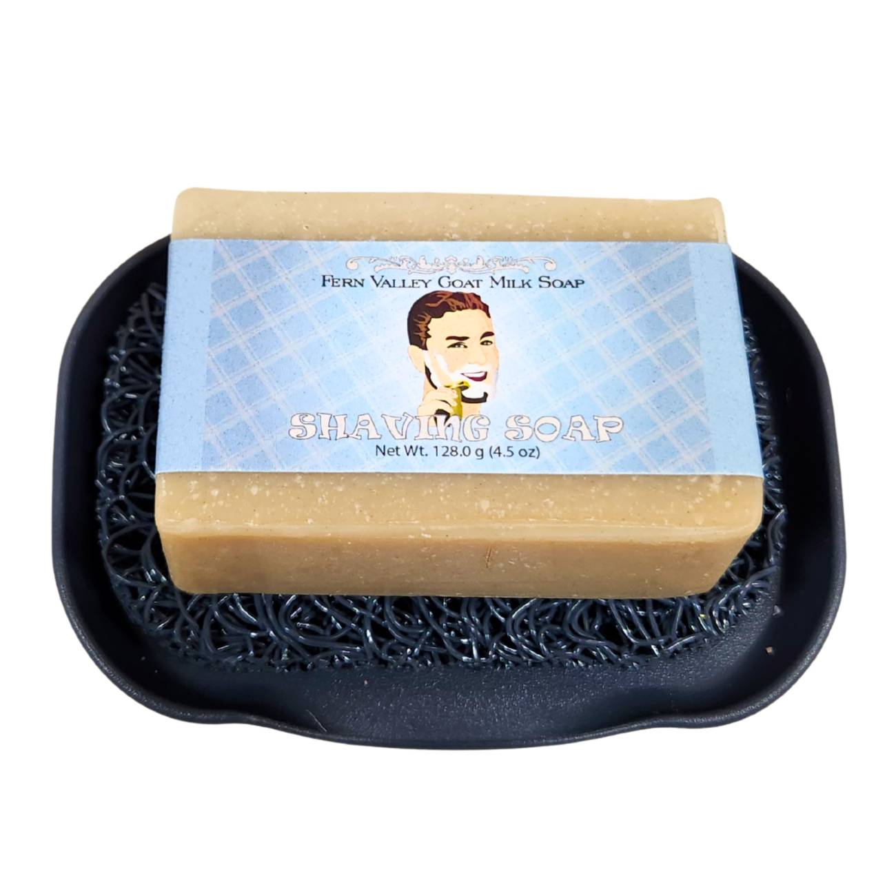 Savon à raser fait main au lait de chèvre pour hommes